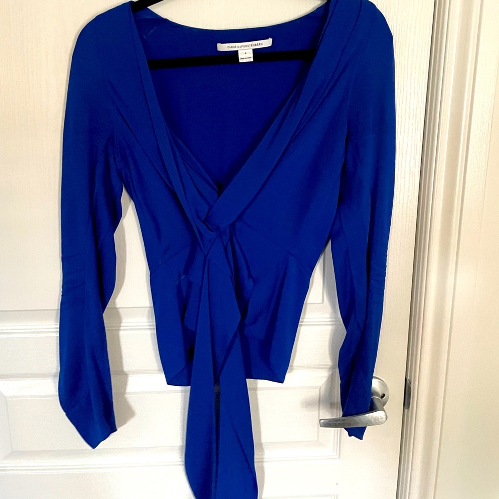Wrap blouse